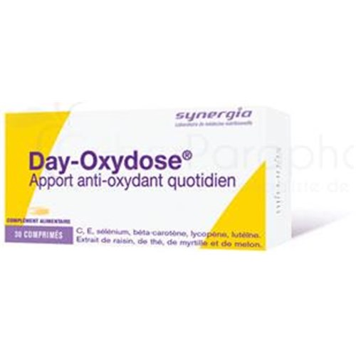 DAY, OXYDOSE - Comprimé, complément alimentaire antioxydant et protecteur cellulaire. - bt 30