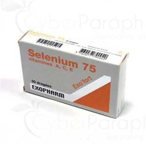 SÉLÉNIUM 75 EXO' FORT, Dragée, complément alimentaire antioxydant. ref. 58320, - bt 30
