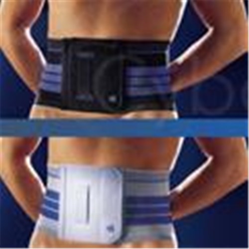 LUMBOTRAIN Active lumbar support belt with removable lumbar plate