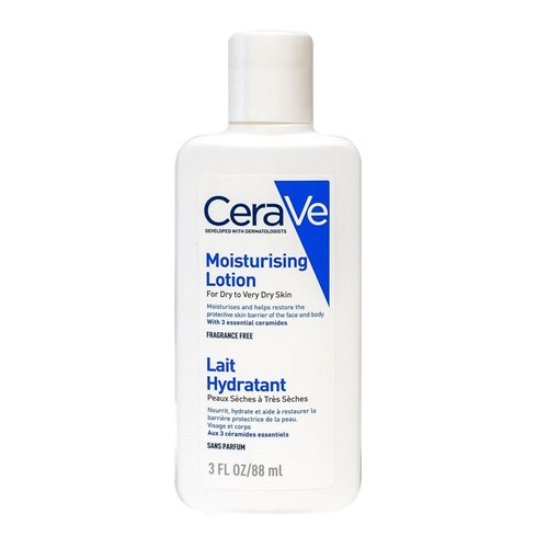CERAVE MOISTURIZING LOTION FOR FACE AND BODY DRY TO VERY DRY SKINS 88ML