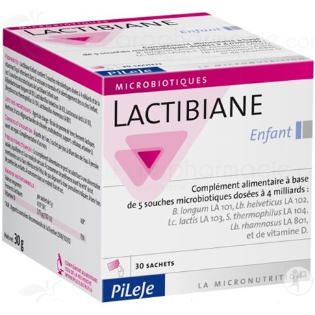 LACTIBIANE CHILD pouch, probiotic dietary supplement for children. - Bt 30