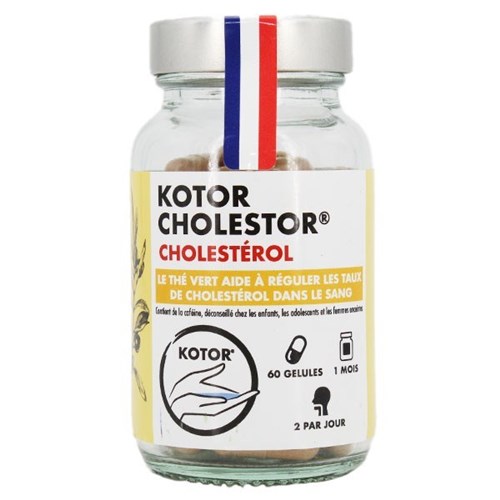 KOTOR CHOLESTOR Gélule, complément alimentaire pour le cholestérol, bt 60