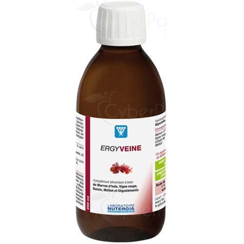 ERGYVEINE, oral solution, dietary supplement containing trace elements. - Fl 250 ml