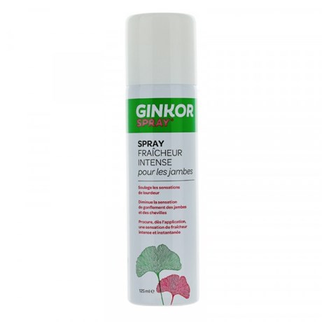 Ginkor SPRAY FRESH INTENSE Spray refreshing leg based on Ginkgo biloba. - Spray 125 ml