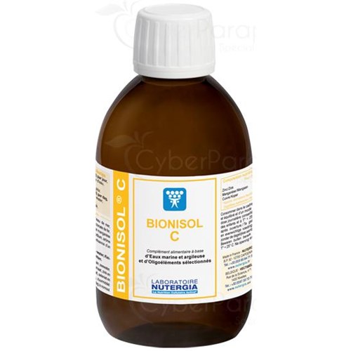 BIONISOL C, Solution buvable, complément alimentaire riche en oligoéléments. - fl 250 ml