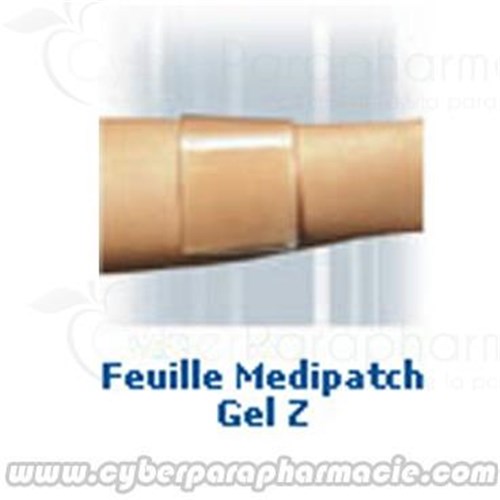 Medical Z Feuilles Médigel Gel Z : 16x20" 40x50 cm (sur tissu)