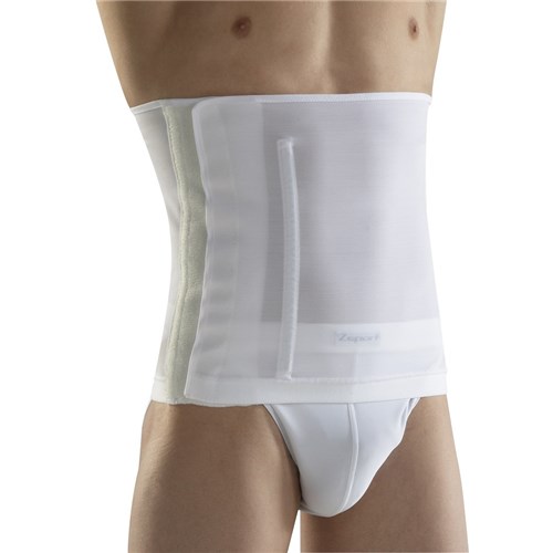 Medical Z Vêtement pour chirurgie plastique HOMME: Ceinture abdominale S/015 Blanc
