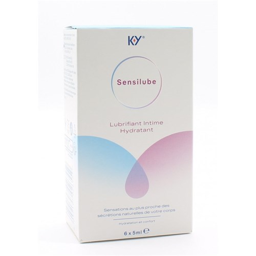 KY Sensilube Intimate Moisturizing Lubricant 6X5ml