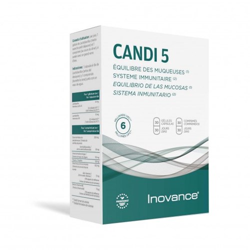 CANDI 5 Inovance 30 comprimés et 30 gélules