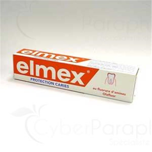 ELMEX DENTIFRICE PROTECTION CARIES, Pâte dentifrice au fluorure d'amines olafluor. voyage - tube 12 ml x 2