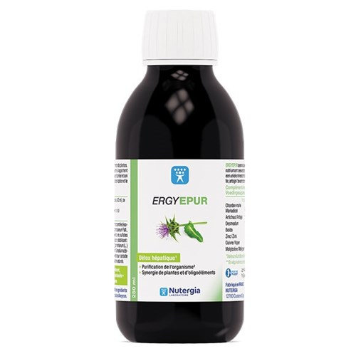 ERGYEPUR, Solution buvable, complément alimentaire à visée hépatobiliaire. - fl 250 ml
