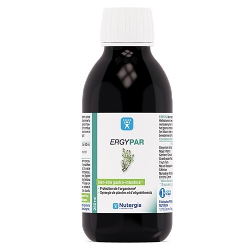 ERGYPAR, Solution buvable, complément alimentaire d'hygiène gastrointestinale. - fl 250 ml