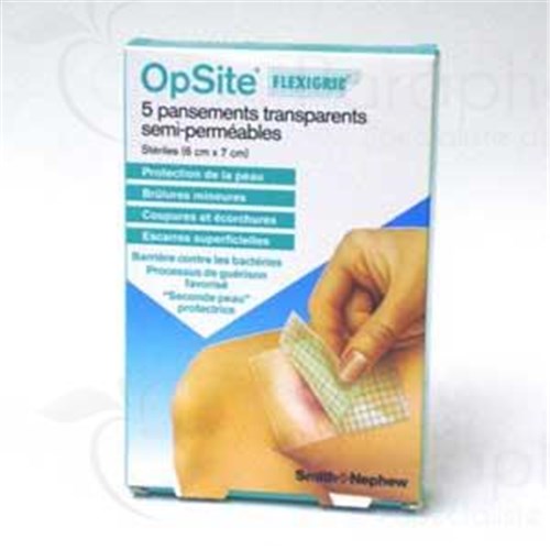 OPSITE Flexigrid, Plaster sterile applicator system. 6 cm x 7 cm (ref. 66320333) - pack of 5