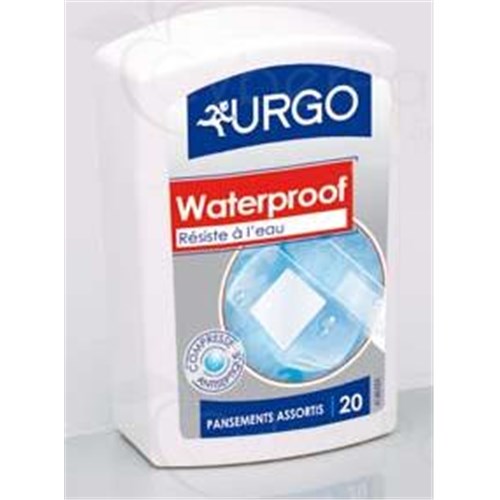 Urgo WATERPROOF, precut dressing, adhesive 4 sides - bt 20