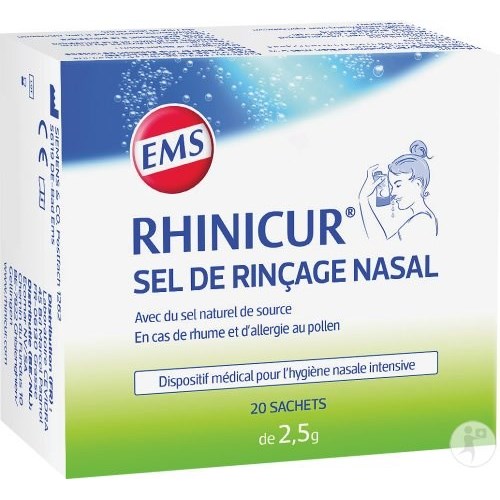 RHINICUR, Preparation for nasal saline solution. - Bt 20