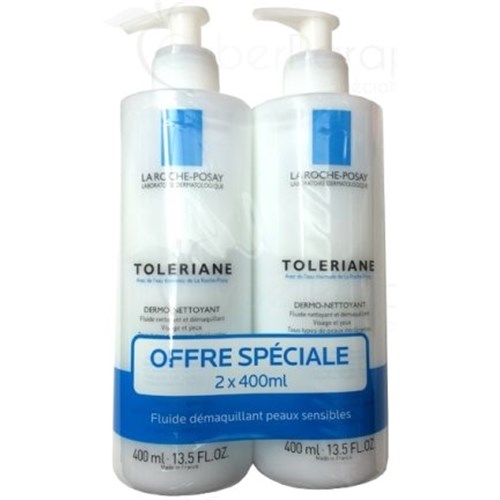 TOLERIANE, Cleansing and Cleansing Fluid, LOT / 2 x 400 ml