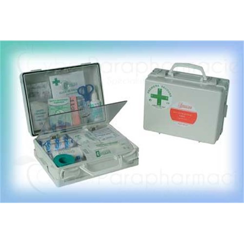 ASEP ABS, First aid kit 8 people, rigid ABS plastic, full - unit
