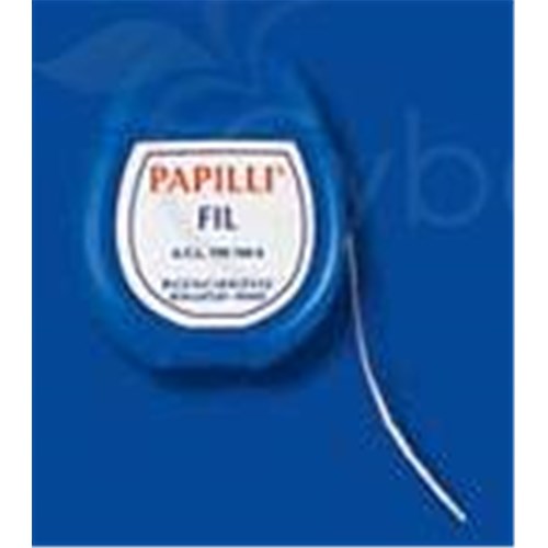 PAPILLI IDF, unwaxed dental floss, mint with antiseptic. - Unit