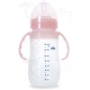 Bébisol BOTTLE NECK LARGE, bottle screw full wide neck silicone nipple with handles, 240 ml. - Unit