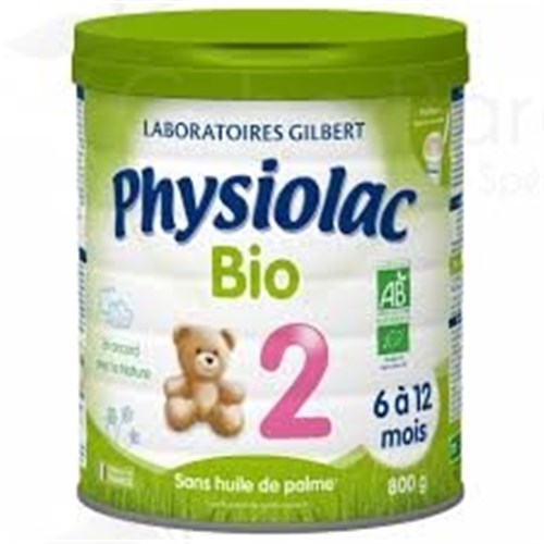 Physiolac BIO 2 Infant Milk on the second age. - Bt 800 g