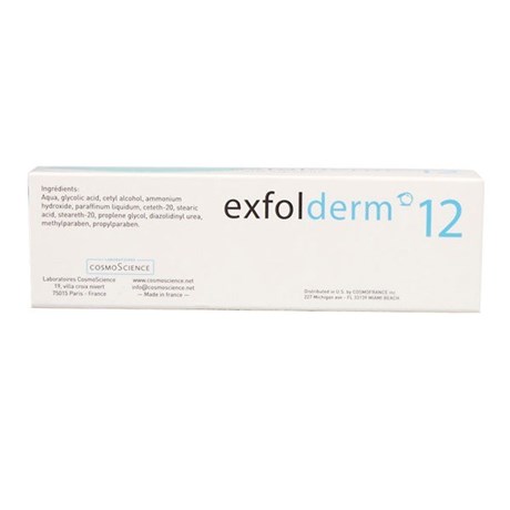 EXFOLDERM 12, Crème dermatologique à 12 % d'acide glycolique. - tube 30 ml