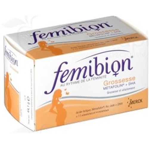 FEMIBION GROSSESSE DHA Comprimé + capsule, complément alimentaire de la grossesse. - bt 60 (30 + 30)