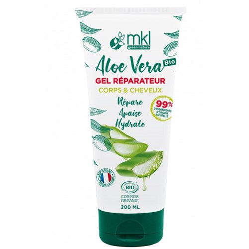 Aloe Vera Gel Réparateur Corps et Cheveux 200 ml - certifié BIO