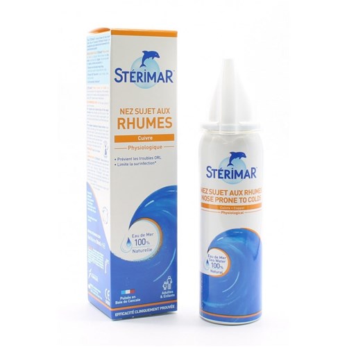 STERIMAR CUIVRE Stérimar Nez Sujet aux Rhumes Spray fl 100 ml