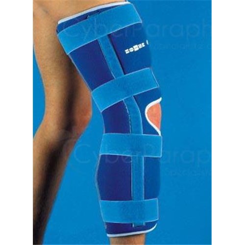 SOBER KNEE BRACE, rigid splint knee flexed, Dr. Berrehail blue, size 1 - unit