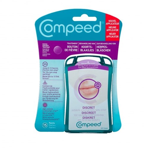 Compeed Patch Discreet Fever Button box of 15