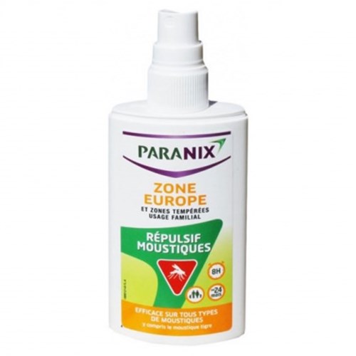 REPELLENT MOSQUITOES EUROPE AND TEMPERATURE AREAS FOR THE WHOLE FAMILY 90ML PARANIX
