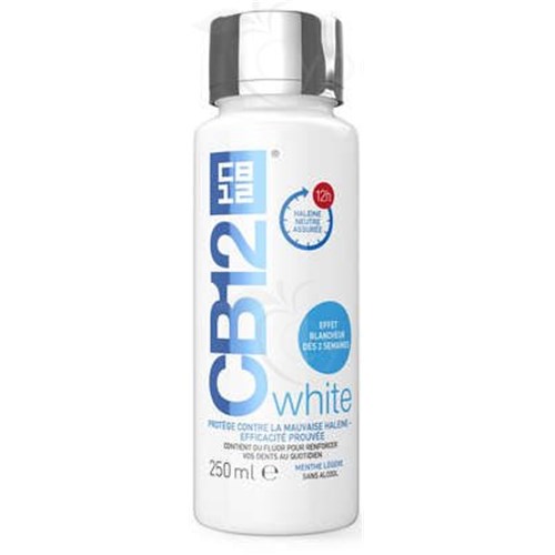 CB12 White, fresh whitening mouthwash, bottle 250ml