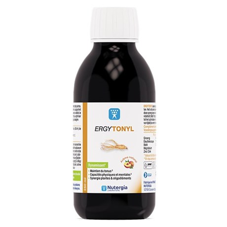 ERGYTONYL, Solution buvable, complément alimentaire phyto - dynamisant au ginseng. - fl 250 ml