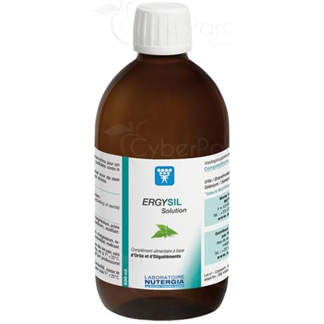ERGYSIL SOLUTION, oral solution, dietary supplement containing organic silicon. - 500 ml fl