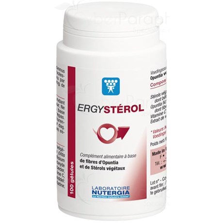 ERGYSTEROL Capsule dietary supplement rich in opuntia, phytosterols and antioxidants. - Bt 100