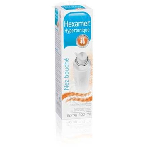 HEXAMER HYPERTONIQUE, Solution nasale hypertonique d'eau de mer. - spray 100 ml