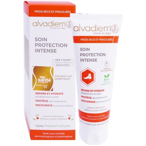 ALVADIEM SOIN PROTECTION INTENSE Crème podologique, tube 100 ml