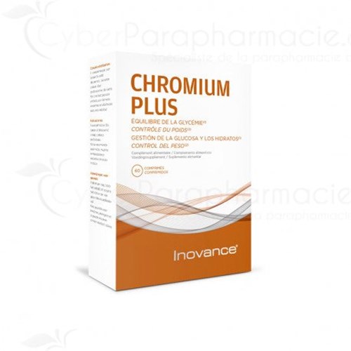 CHROMIUM PLUS, insulin synthesis; glucose metabolism, 60 tablets
