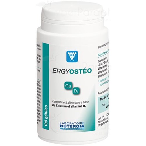 ERGYOSTÉO Capsule remineralizing dietary supplement. - Bt 100