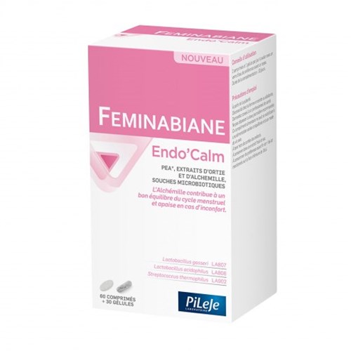 FEMINABIANE ENDO'CALM 60 TABLETS + 30 CAPSULES PILEJE