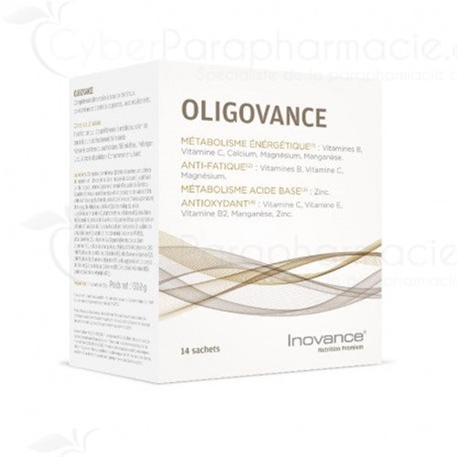 OLIGOVANCE, Mineral Citrates - Multivitamins - Polyphenols 14 sachets