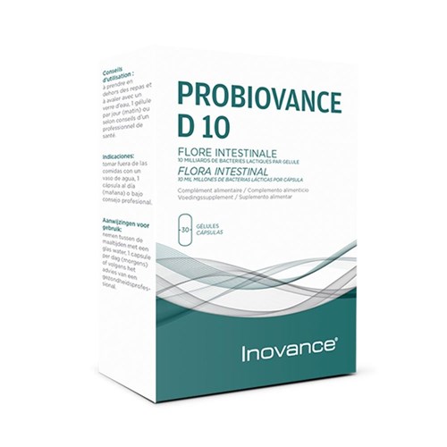 Probiovance D10 Intestinal Flora 30 Capsules Inovance