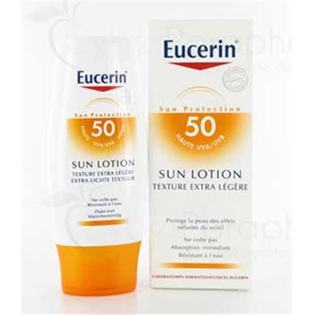 EUCERIN SUN PROTECTION LOTION SPF 50 extra-light, high sun protection lotion Tinosorb S, SPF 50 -. 150 fl oz