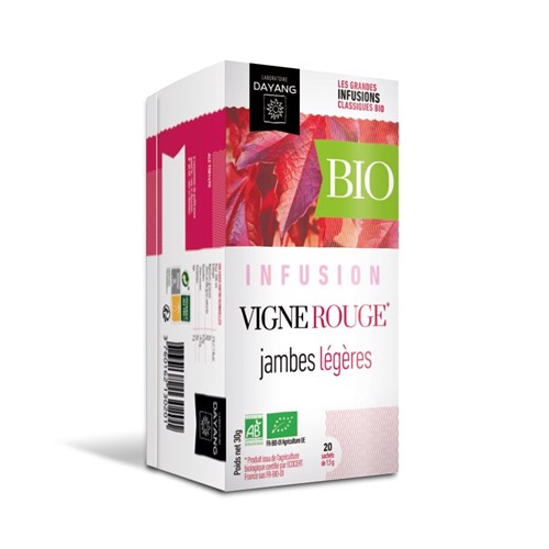 DAYANG INFUSION BIO CLASSIC RED VINE, red vine leaf, infusette. - Bt 20