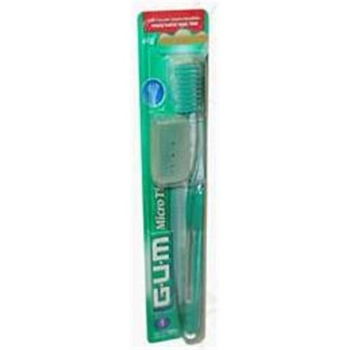 GUM MICRO TIP FULL toothbrush head long, adult, 4 rows. medium (ref. 472) - unit