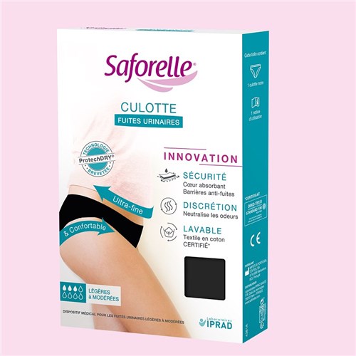 SAFORELLE LIGHT TO MODERATE URINARY LEAKAGE BRIEFS