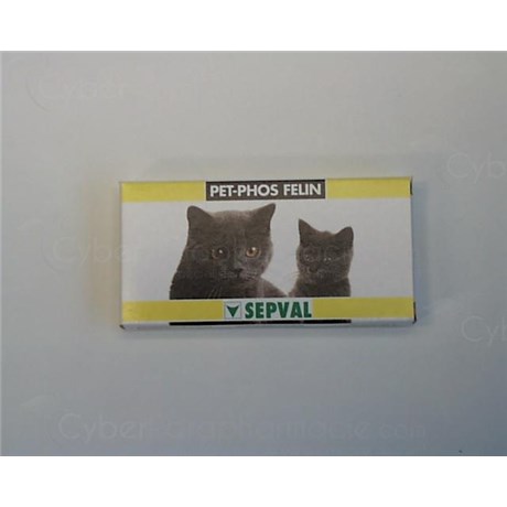 PET, PHOS FELINE - tablet, multivitamin mineral nutritional supplement for cats. - Bt 96