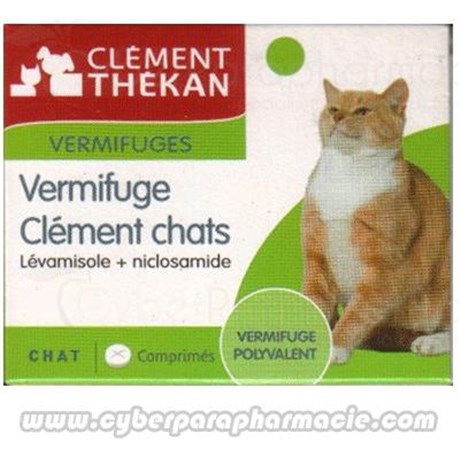 Clement Thekan VERMIFUGE CLEMENT CATS Versatile vermifuge cats