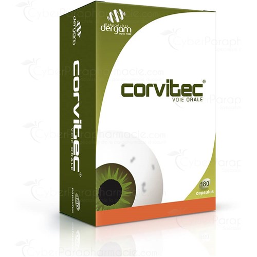 CORVITEC, Capsule dietary supplement eyepiece. - Box of 180