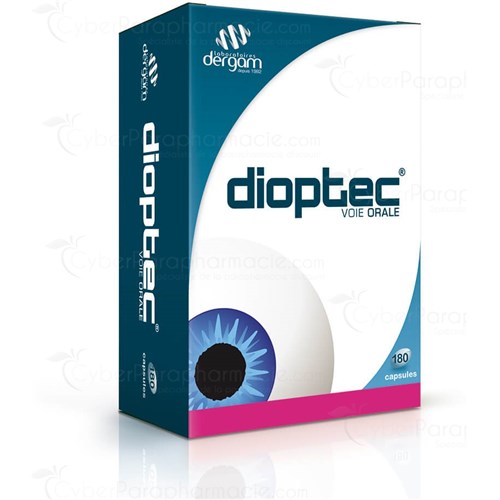 DIOPTEC, Capsule, complément alimentaire naturel à visée oculaire. - bt 180